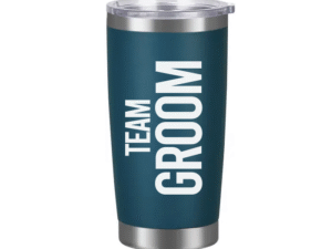 Vaso Tumbler Turquesa Oscuro «Team Groom» 20oz