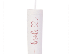 Botella Skinny Blanco «Bride» 16oz