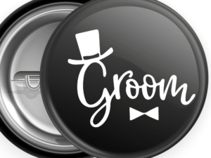 1 Broche Groom