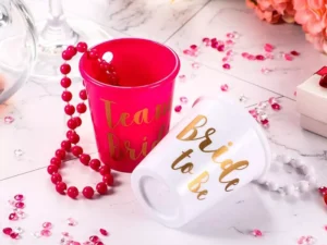 Shots tipo COLLAR para Bride & TeamBride (Fucsia 6 personas)