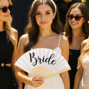 Abanico Madera Bride