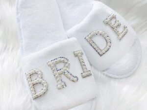 Pantuflas Bride con Perlas