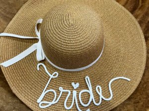 Sombrero Bride (cinta recta)