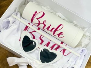 Combo #1: Bride Vaso Skinny + Lentes + Traje de Baño + Caja pasta dura personalizada