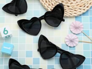 Lentes Negros de Corazón