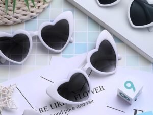Lentes Blancos de Corazón