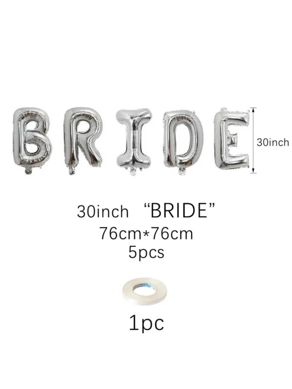 Set de letras "BRIDE" Platedas 30in - Imagen 2