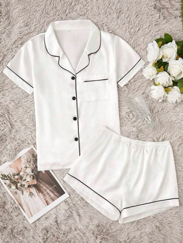 Pijama Blanca Monse «Bride» + pantuflas