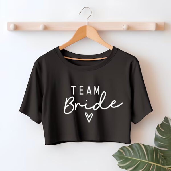 Camisa CropTop «Team Bride»