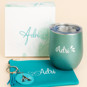 Team Bride Box: Vaso coctelero + cosmetiquera + llavero