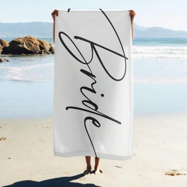 Paño Bride Vertical Letras negras