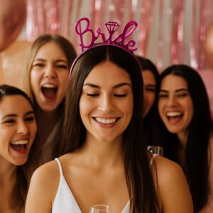 Diadema Bride de plástico FUCSIA