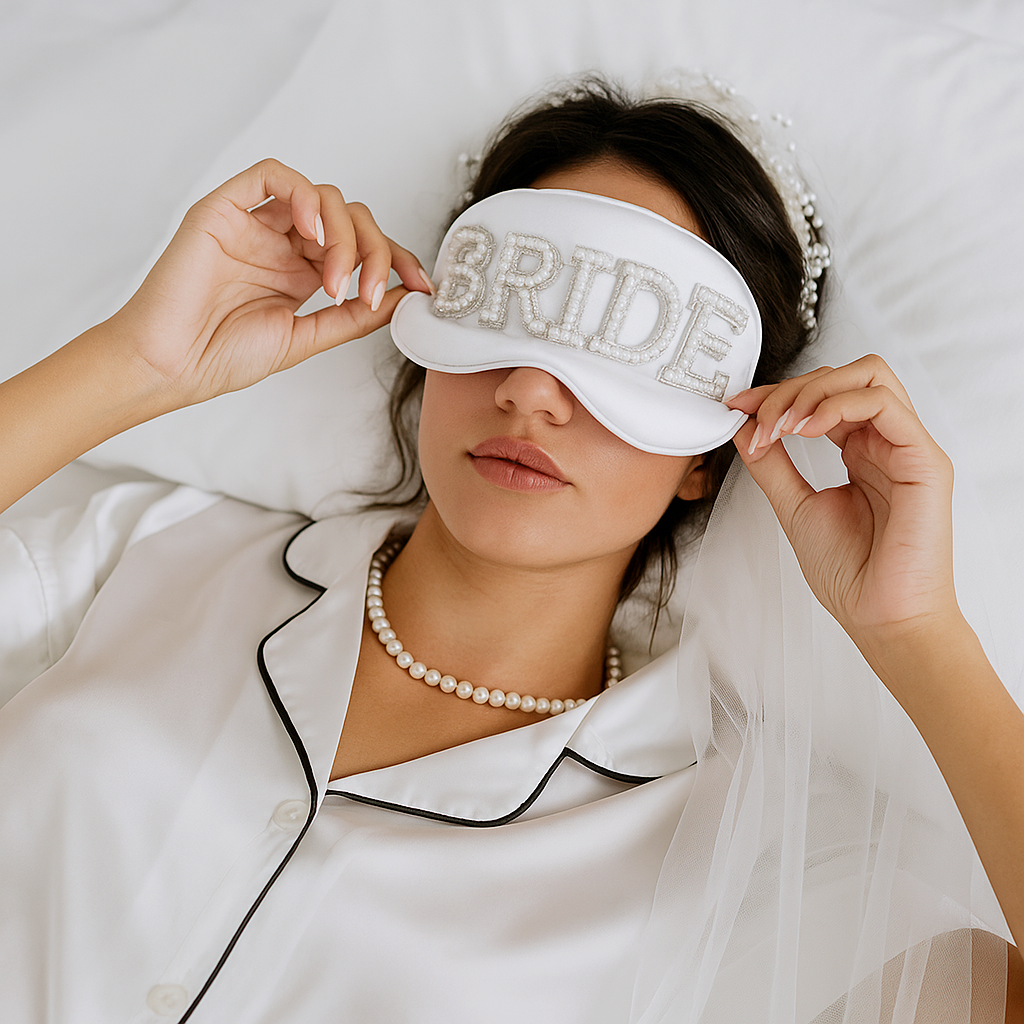 Antifaz Bride Perlas
