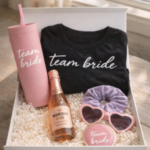 Caja especial TeamBride + Mini Vino