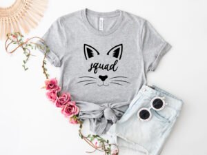 Camisa Gris «Team Bride» Cats