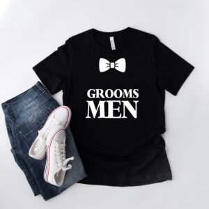 Camisa Negra «Groom's Men Corbatin»