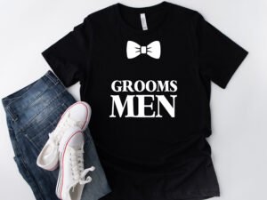 Camisa Negra «Groom's Men Corbatin»