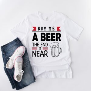 Camisa Blanca «Buy me a Beer, the end is near»