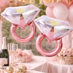Globos Anillos 60cm Oro Rosa