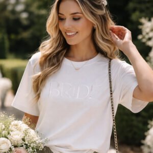 Camisa Blanca «Bride» Bordada