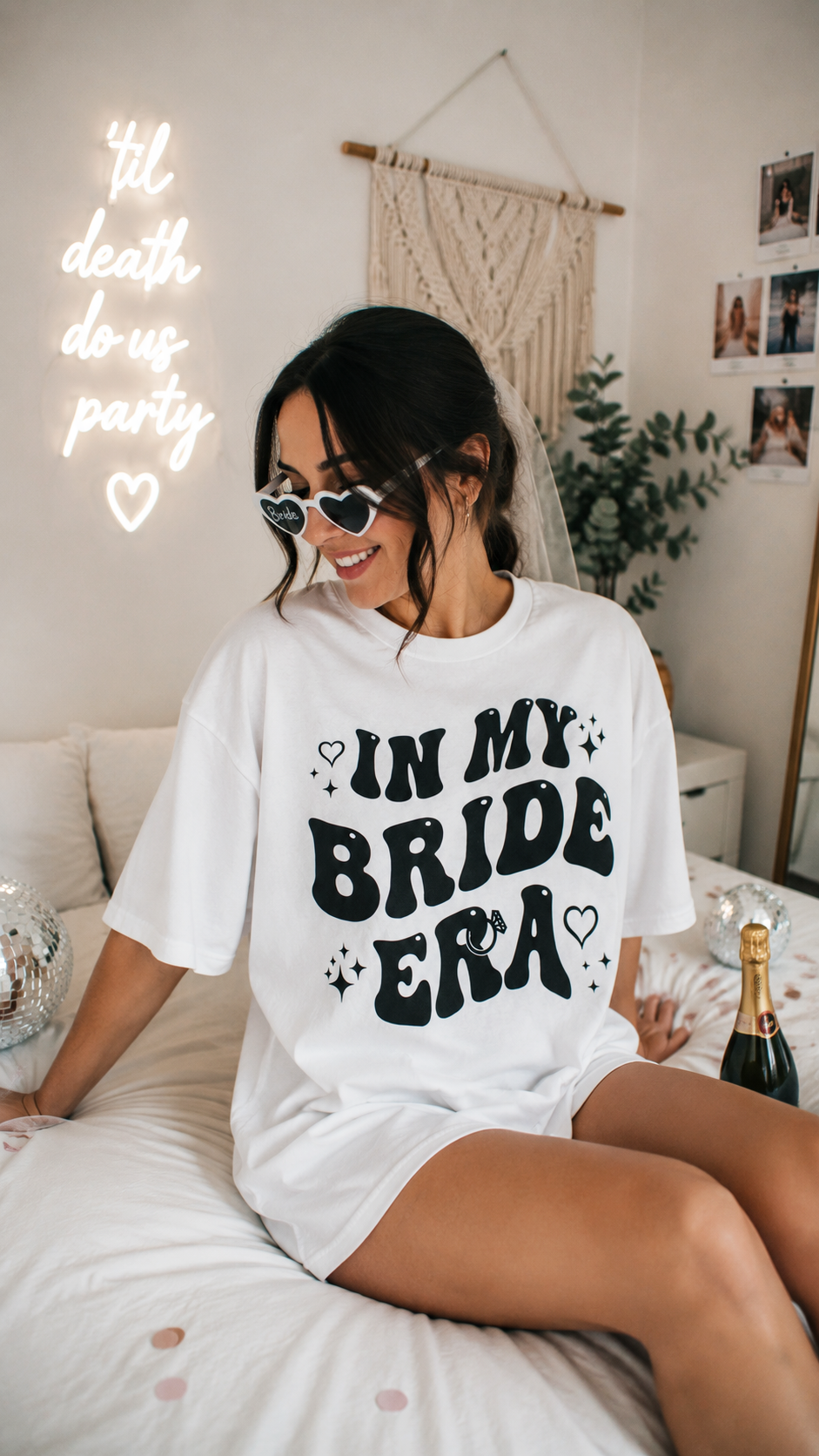 Camisa Overside «My Bride Era»